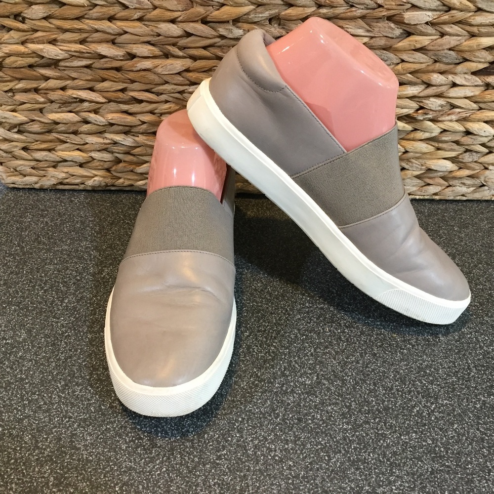 Vince Gray Slip-On Loafers